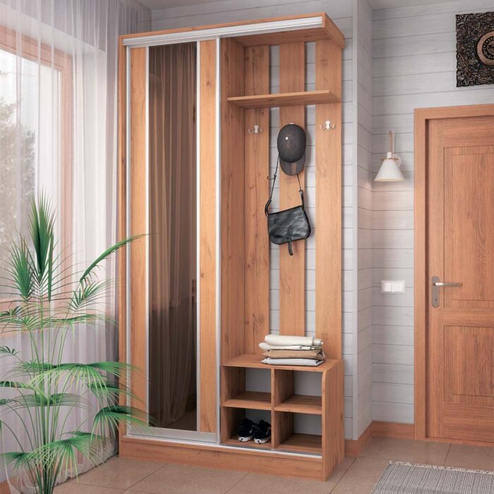 Вітальня Єва 1200х2400х450 Антрацит з фасадом Комбі 14 Київський стандарт - Зображення 2